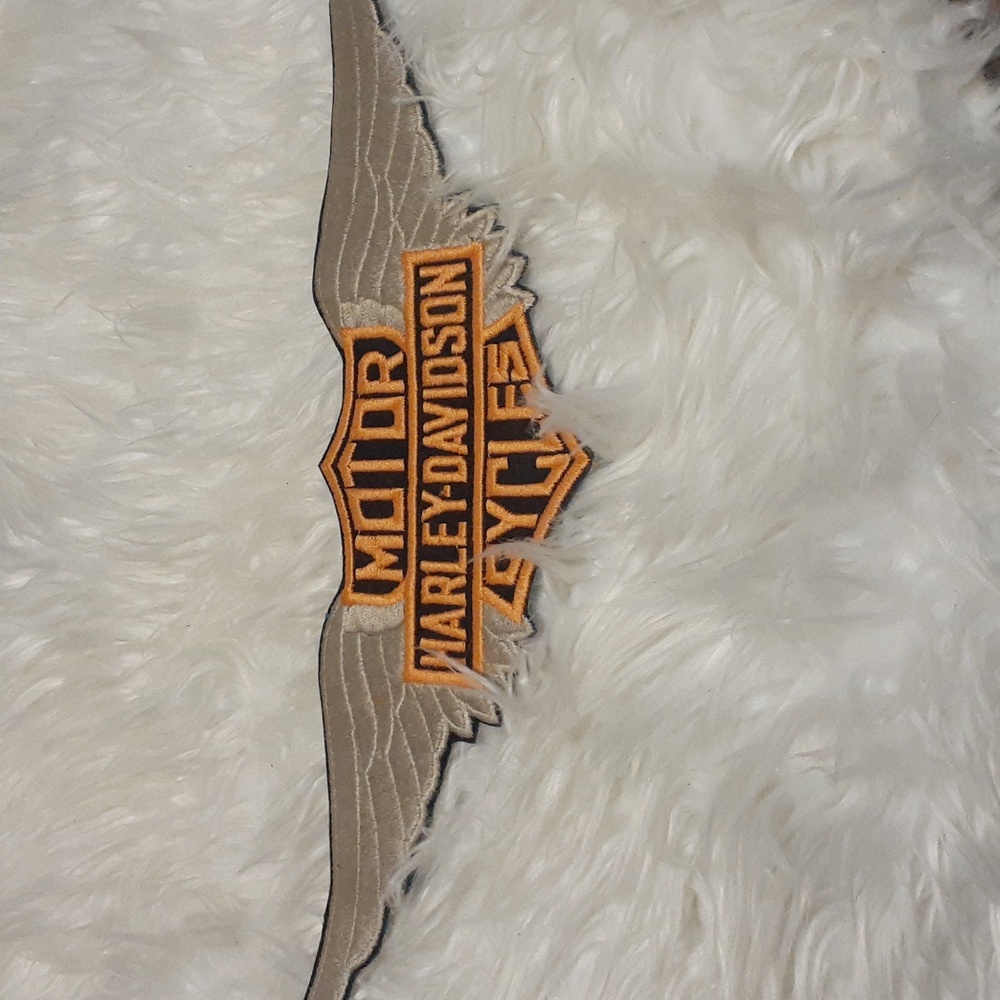 Vtg Harley-Davidson Iconic Wing Logo Patch - Picture 2 of 9
